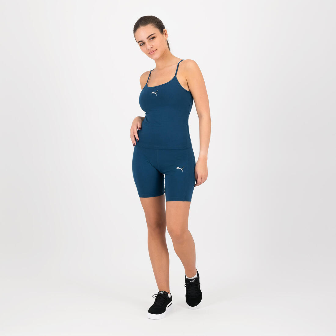 Débardeur puma fitness coton bleu femme