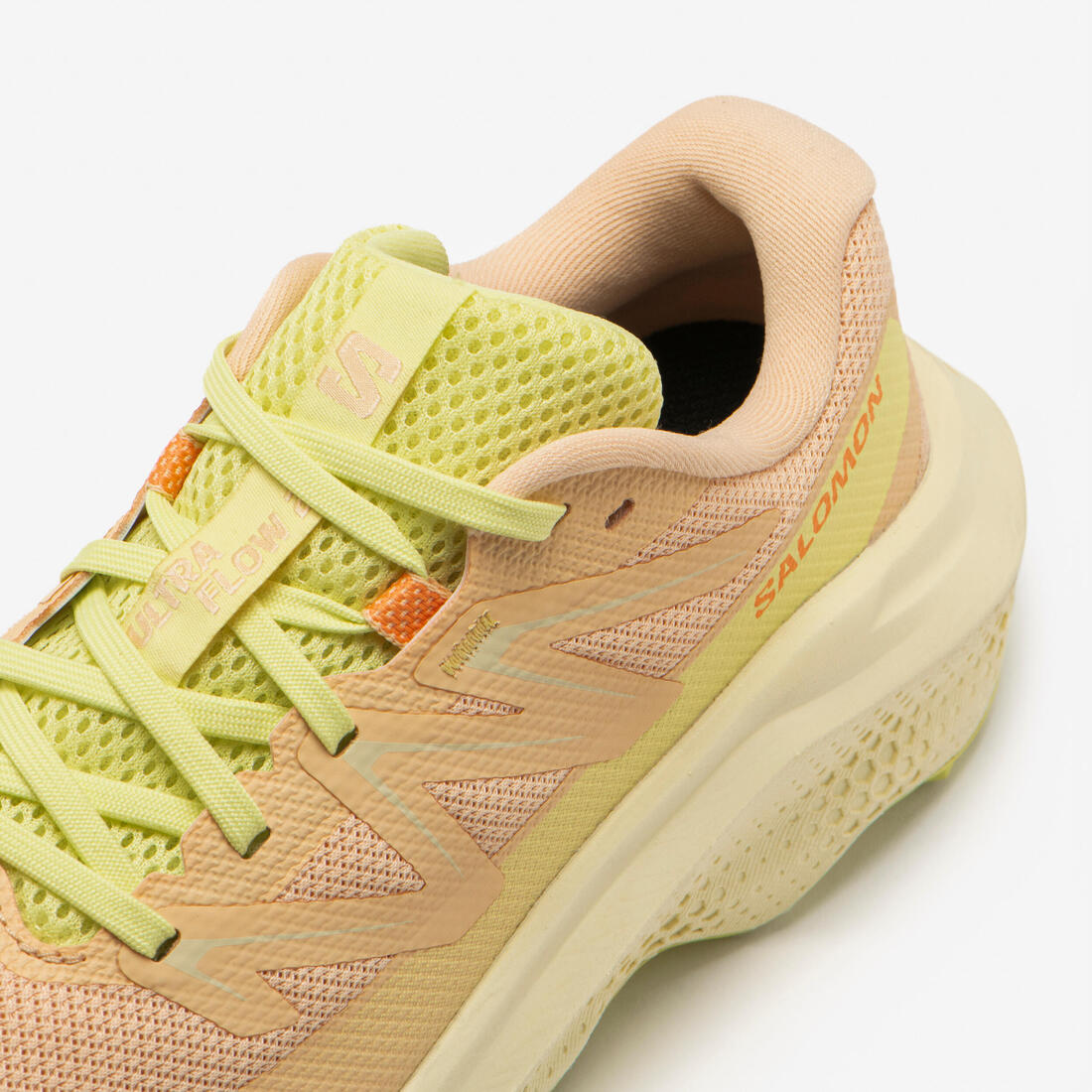Chaussures de running trail femme, Salomon Ultra Flow 2 rose jaune et