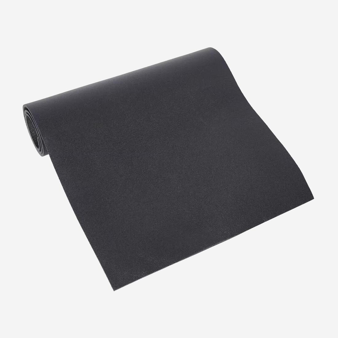Tapis de fitness confortable et adhérent, noir