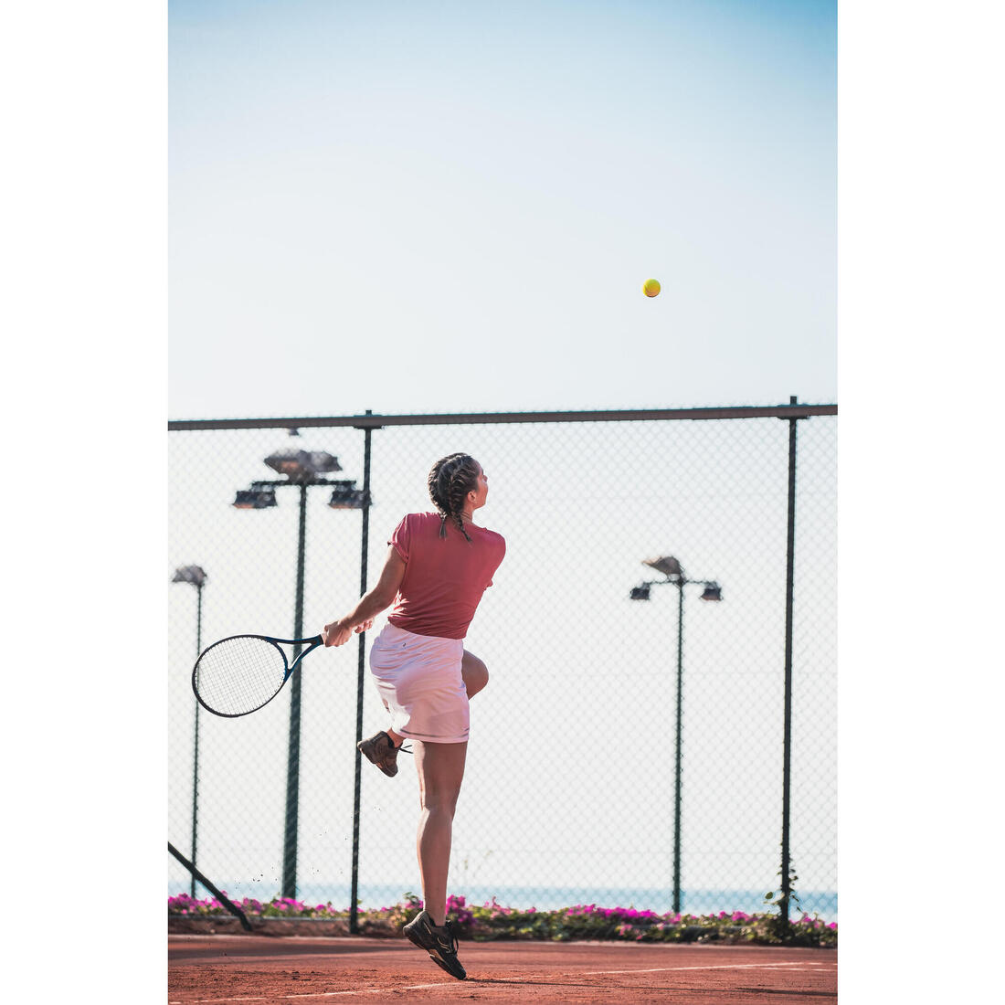 Jupe tennis dry soft femme - Dry 500 marine