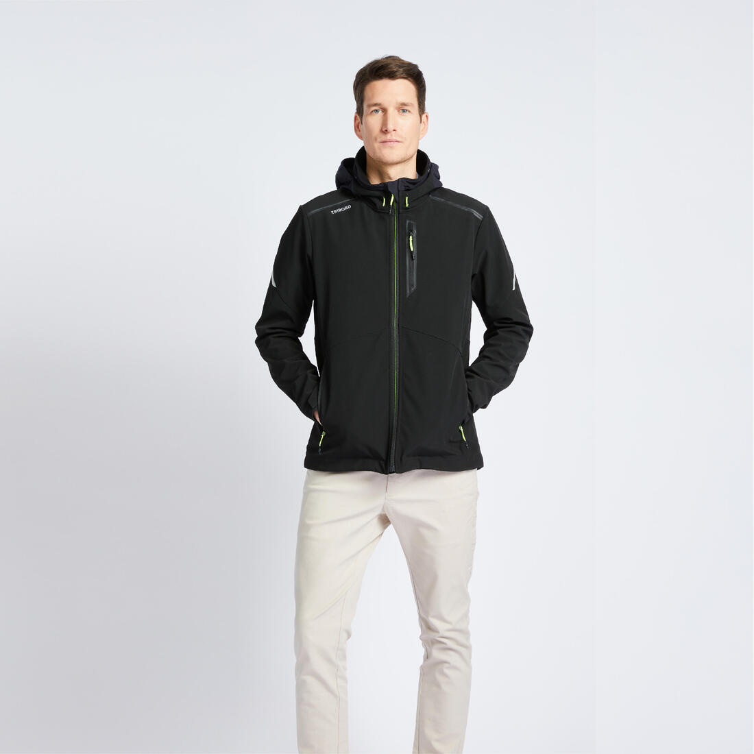 Veste softshell coupe vent Sailing 500 Homme