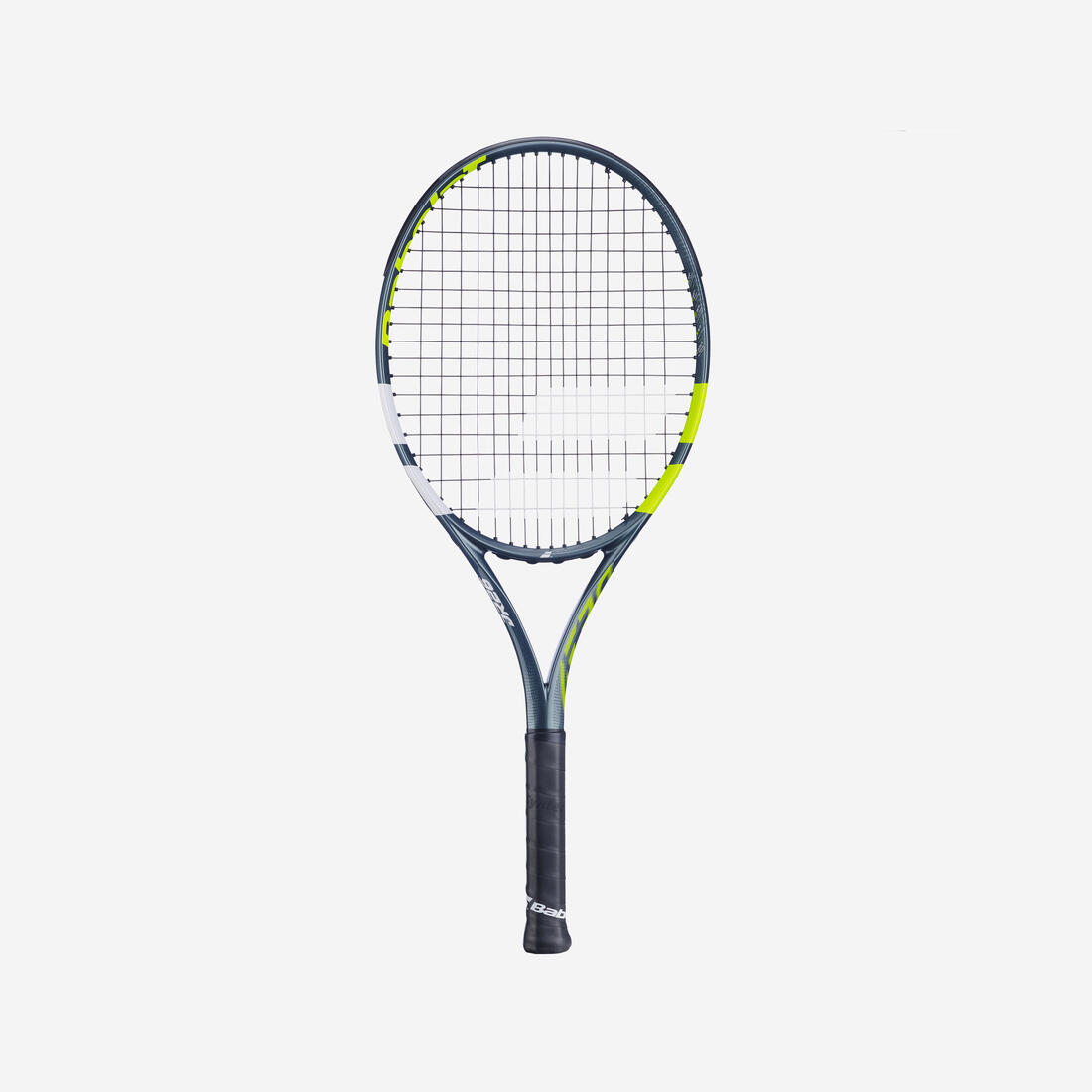 Raquette de tennis enfant 26 pouces, Babolat aero jr 26 gris jaune.