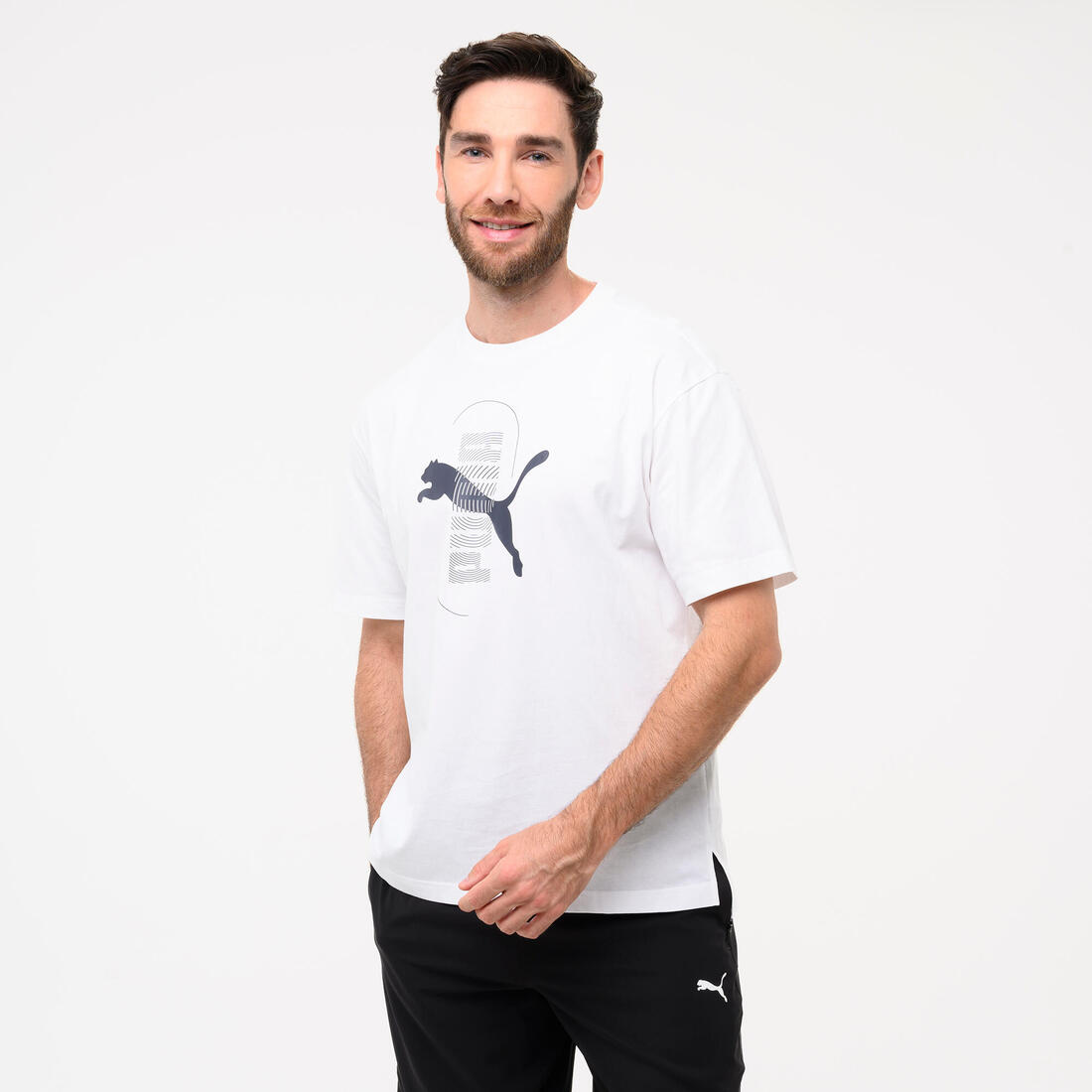 T-shirt en coton à manches courtes homme – Default