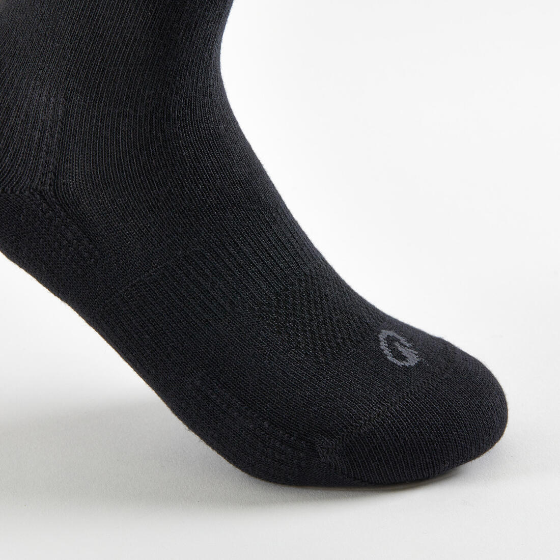 CHAUSSETTES DE SPORT HAUTES ENFANT RS 60 BLANC MARINE LOT DE 3.