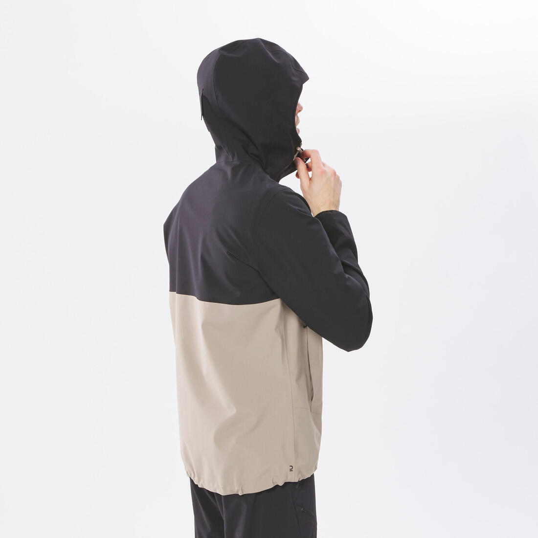 Veste de randonnée imperméable et légère homme, MH100 bleu foncé