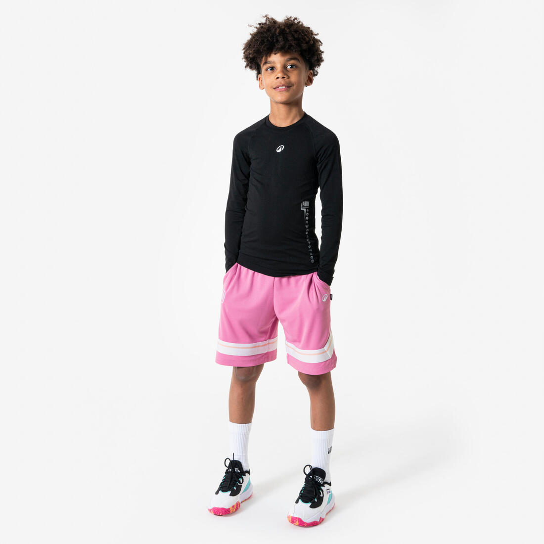 Sous-maillot basketball NBA manche longue enfant