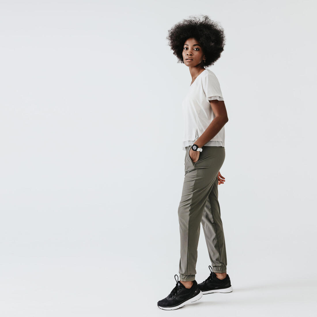 Pantalon de jogging running respirant femme - kiprun run 500 dry