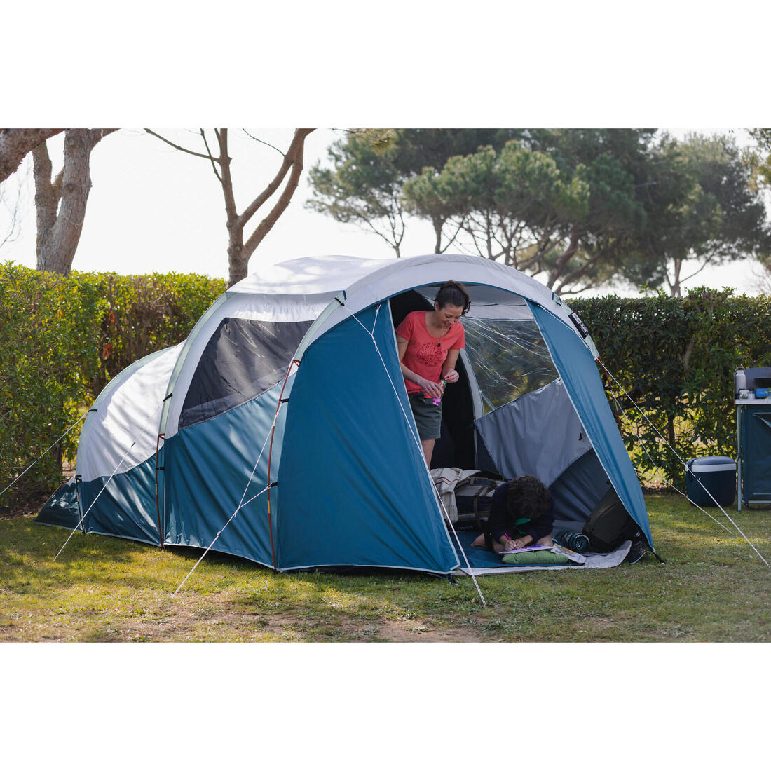Tente de camping 4 places, Fresh & Black, Arpenaz 4.1