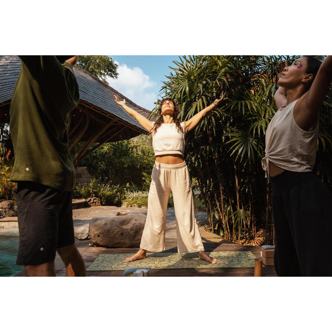 Pantalon de retraite yoga femme
