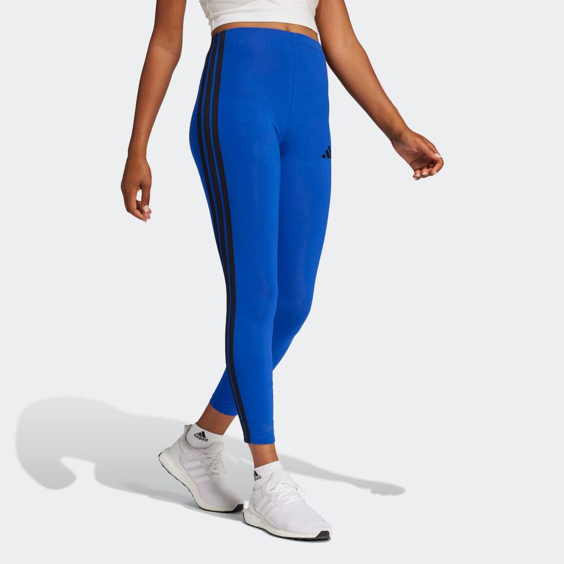 Legging de fitness en coton - femme - bleu foncé