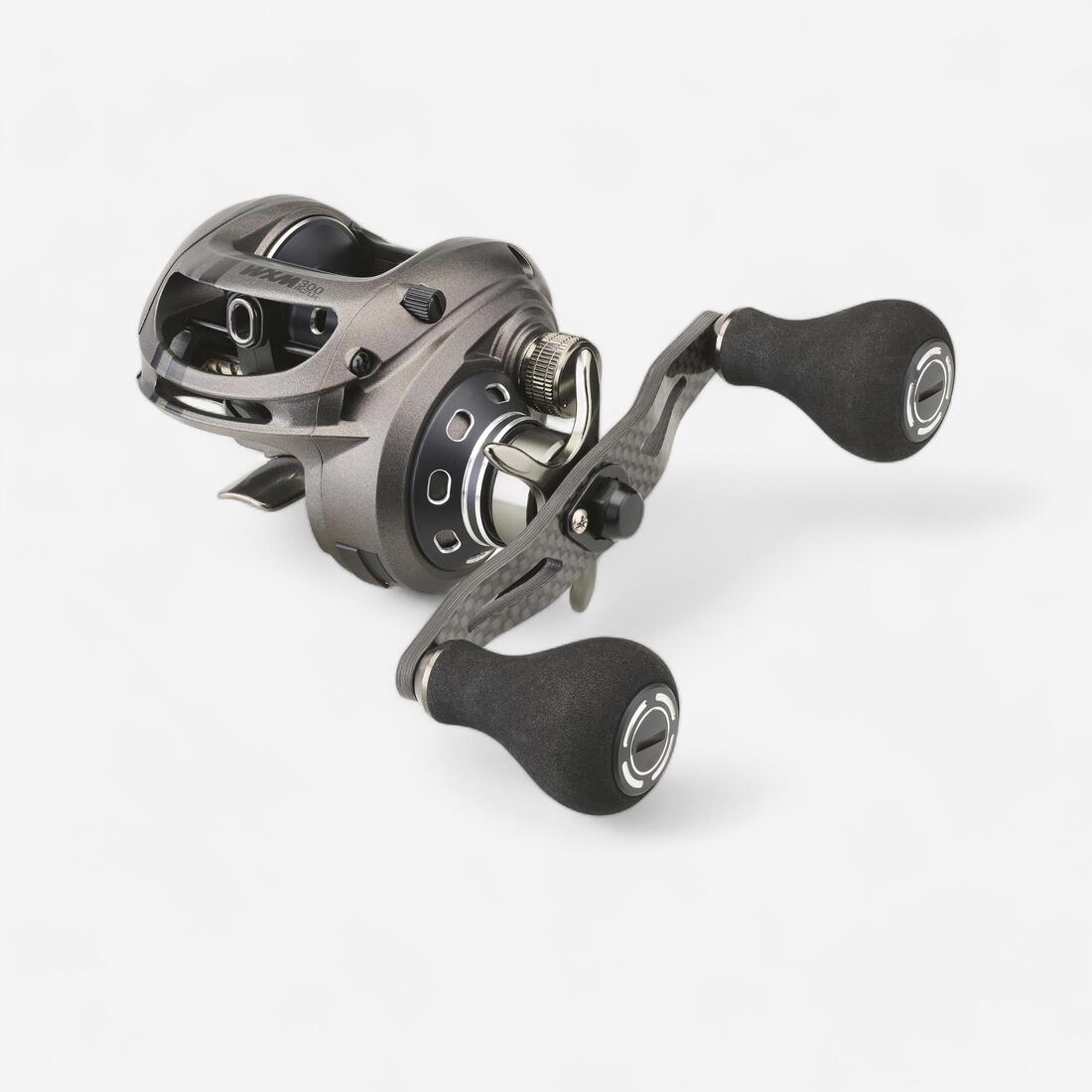 Moulinet casting pêche aux leurres WXM 300 RC Manivelle à gauche