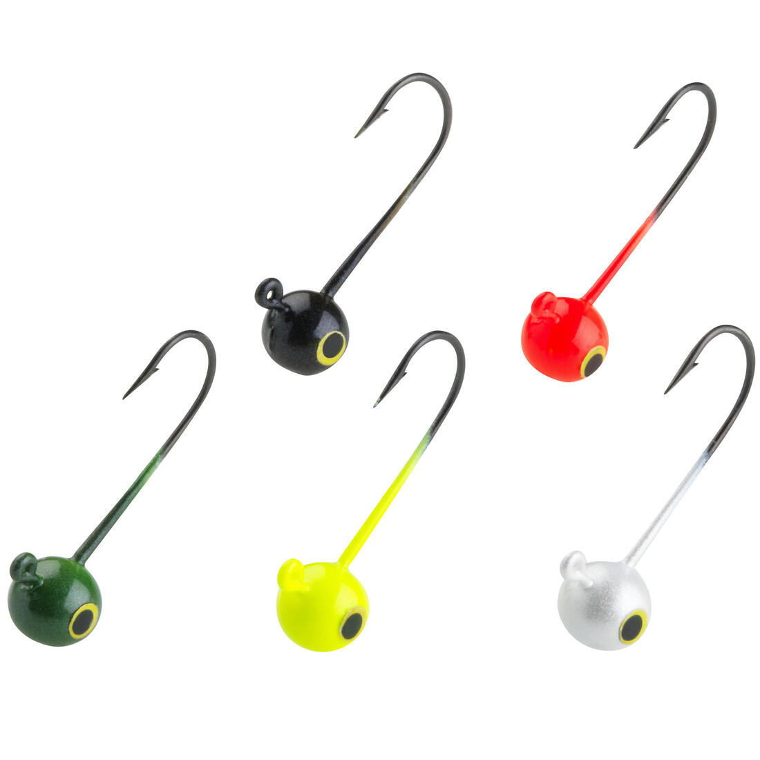 Tête plombée colorée pêche aux leurres souples tp rd colo 10gr