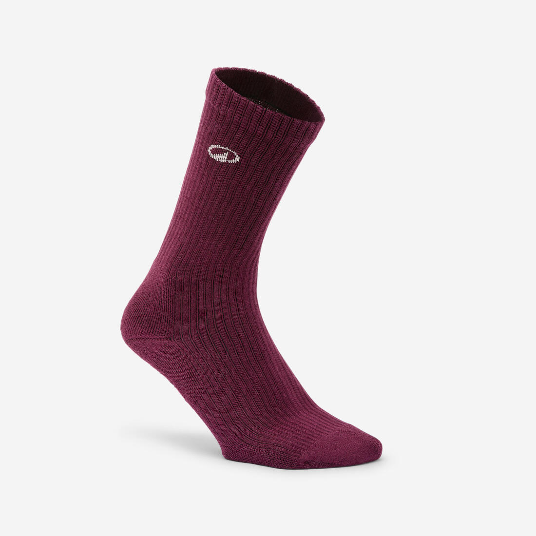 Chaussettes mi-mollet, Elementals, bordeaux rose et, lot de 3