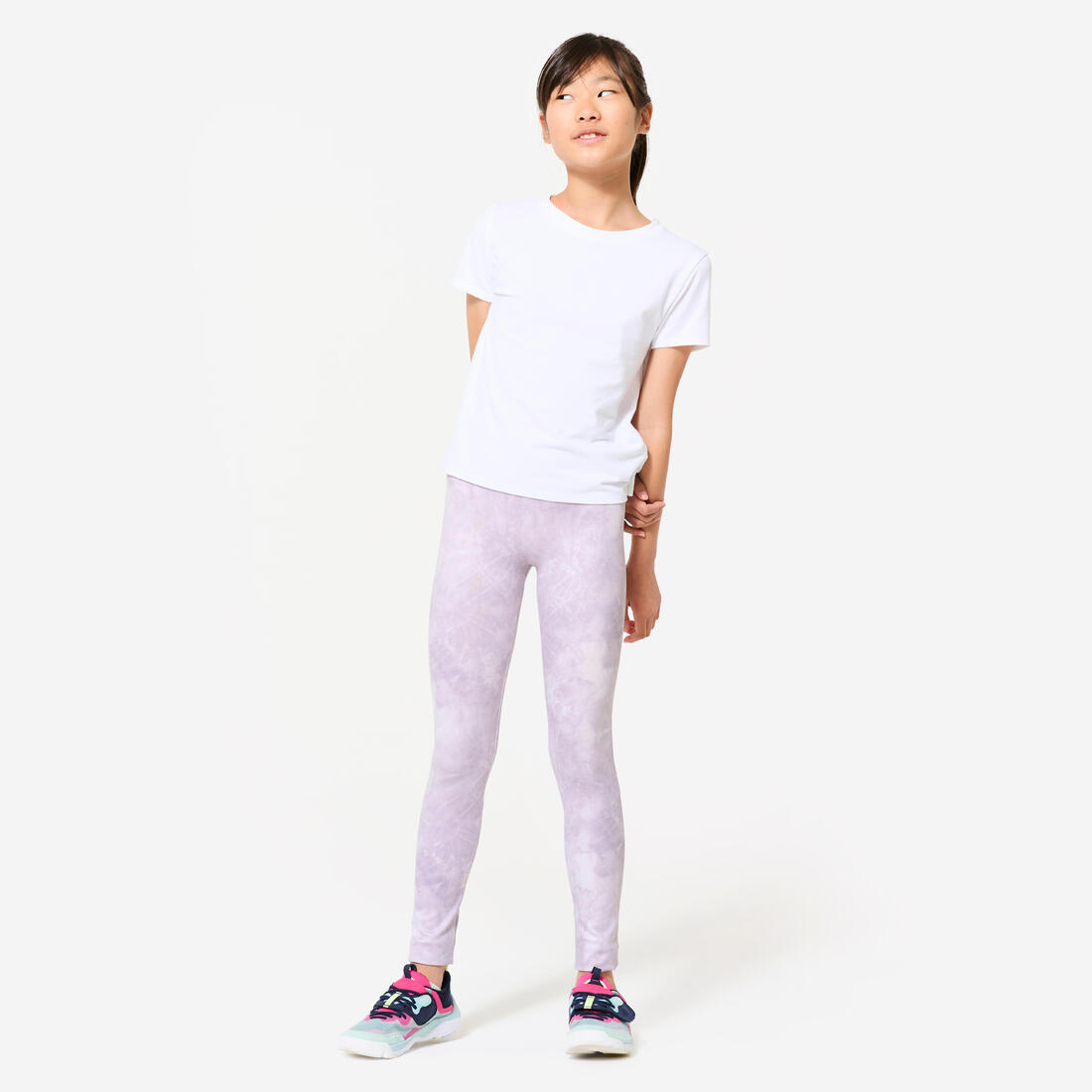 Legging respirant fille, imprimé