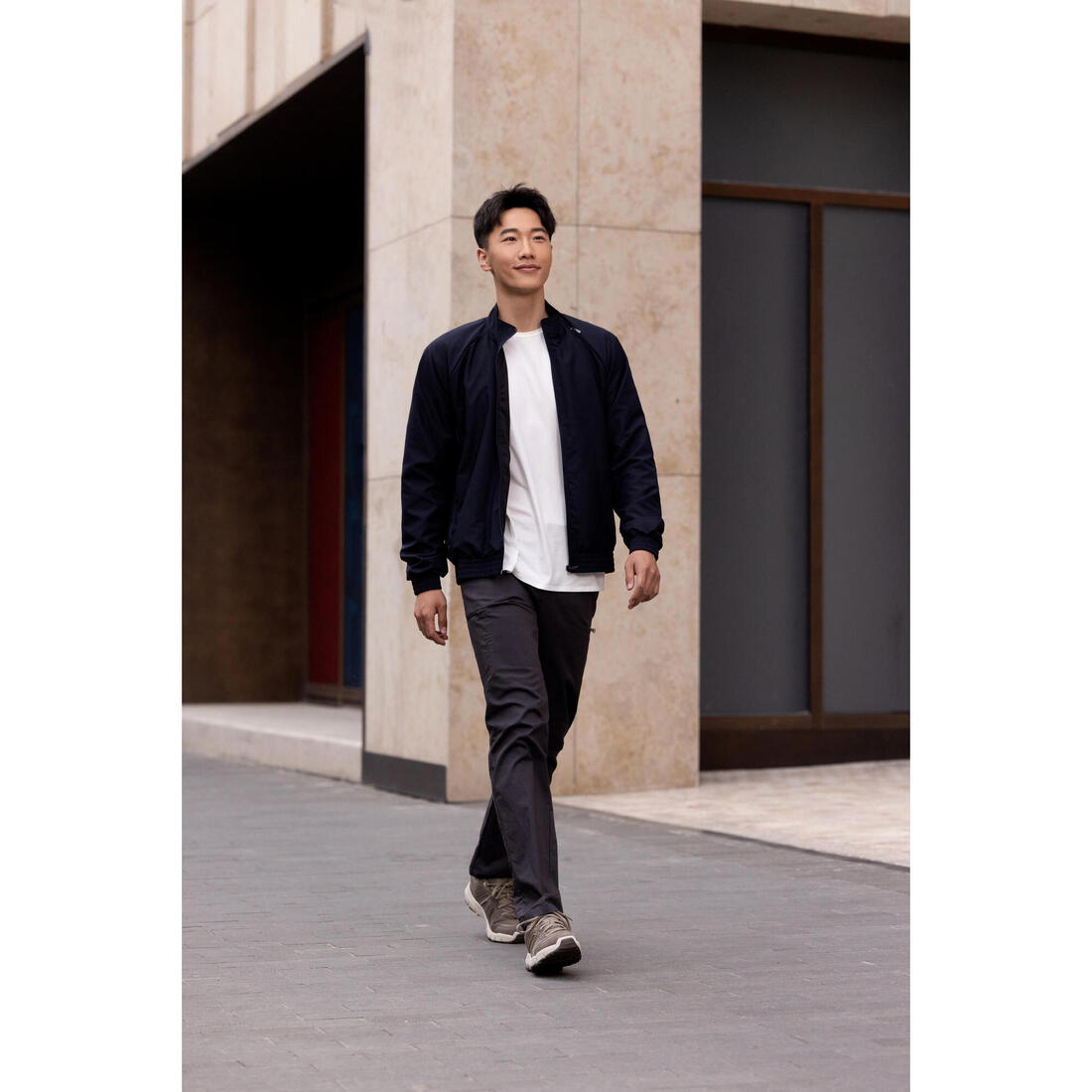 Veste de fitness standard respirant homme