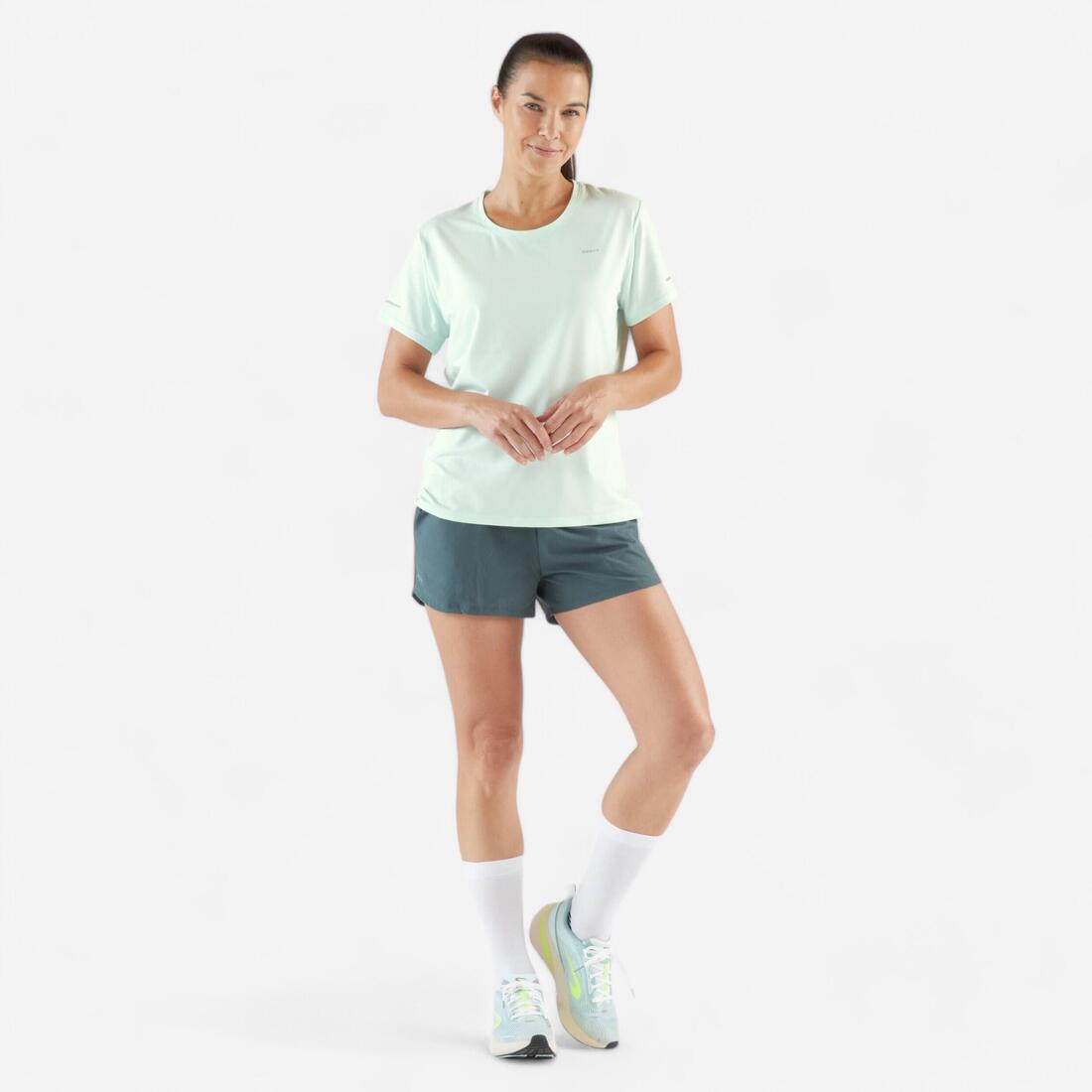 Chaussures de Running Femme, Kiprun Kipcore blanche