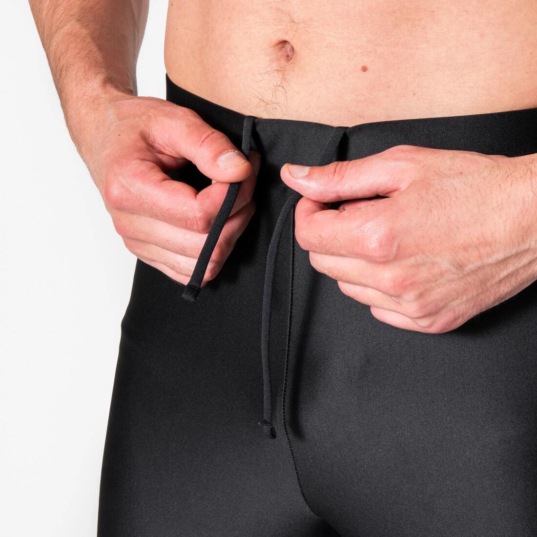 Collant de running respirant homme - kiprun run 100 dry noir