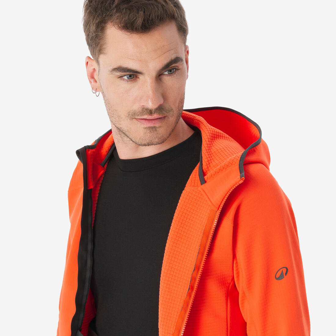 Polaire de randonnée montagne homme, MH500 full zip