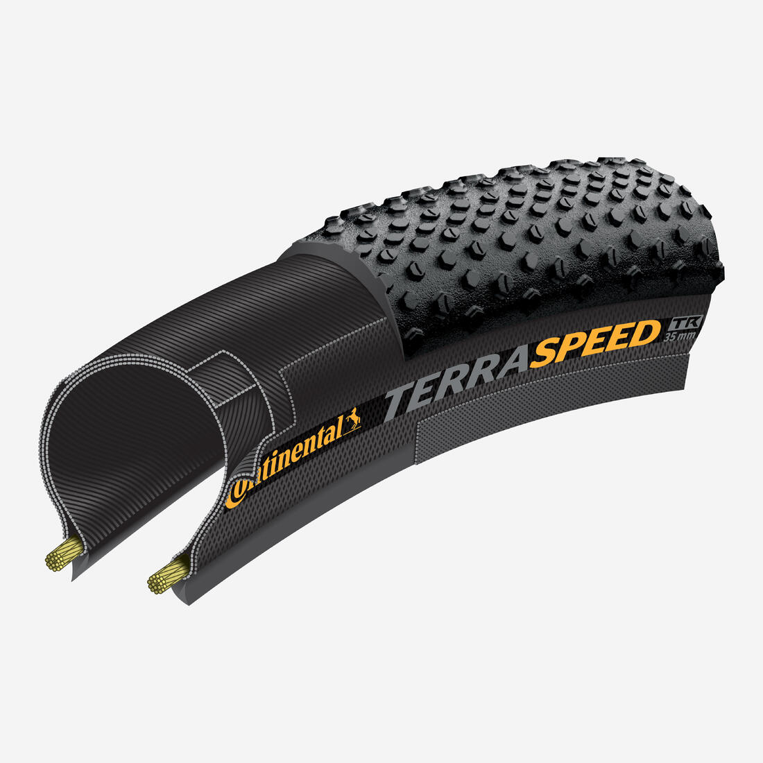 Pneu gravel Tubeless Ready - Terra Speed ProTection 700x40 noir