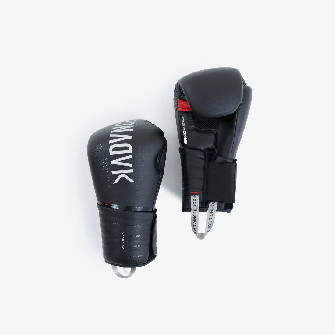 Gants de boxe avec maintien articulaire du poignet, bleu et