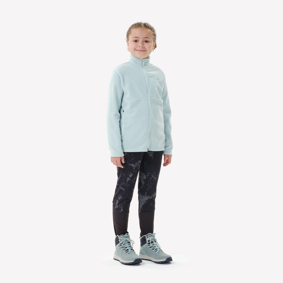 Veste polaire de randonnée enfant 7-15 ans, MH500 zip