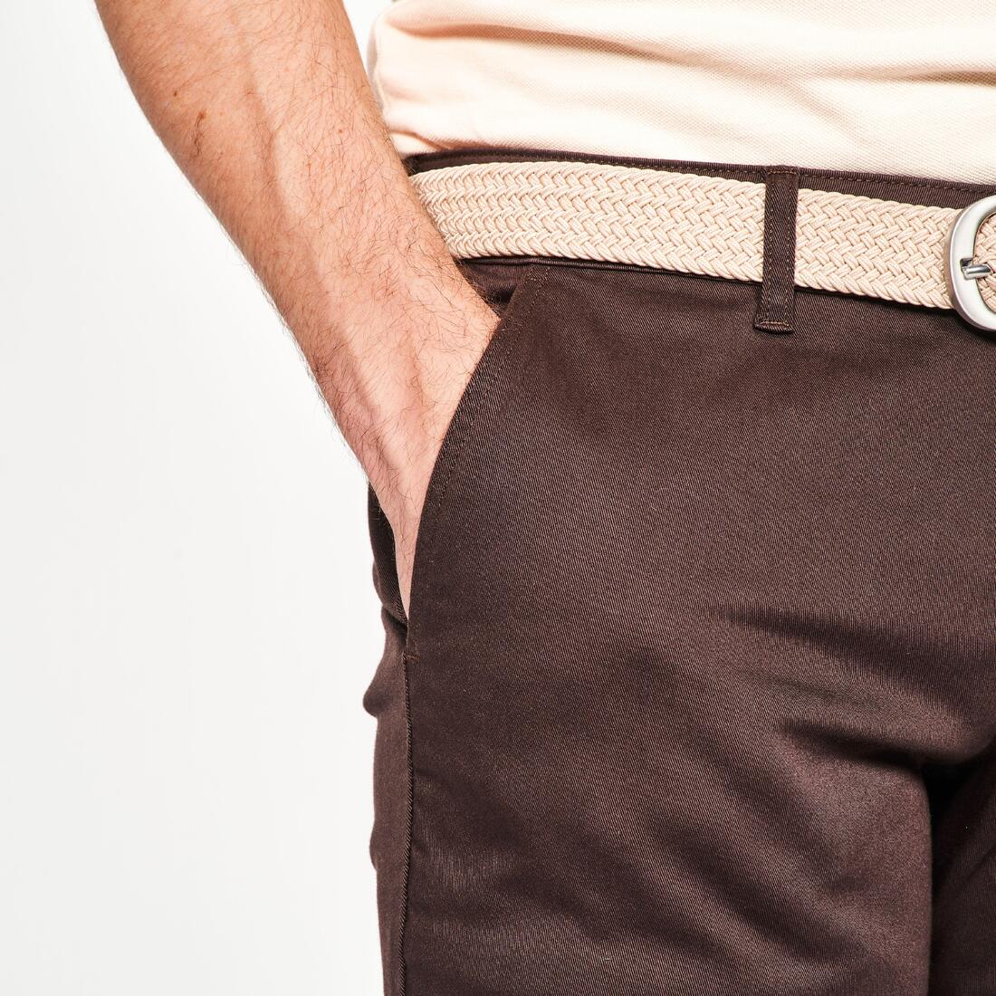 Pantalon de golf chino coton homme, MW500