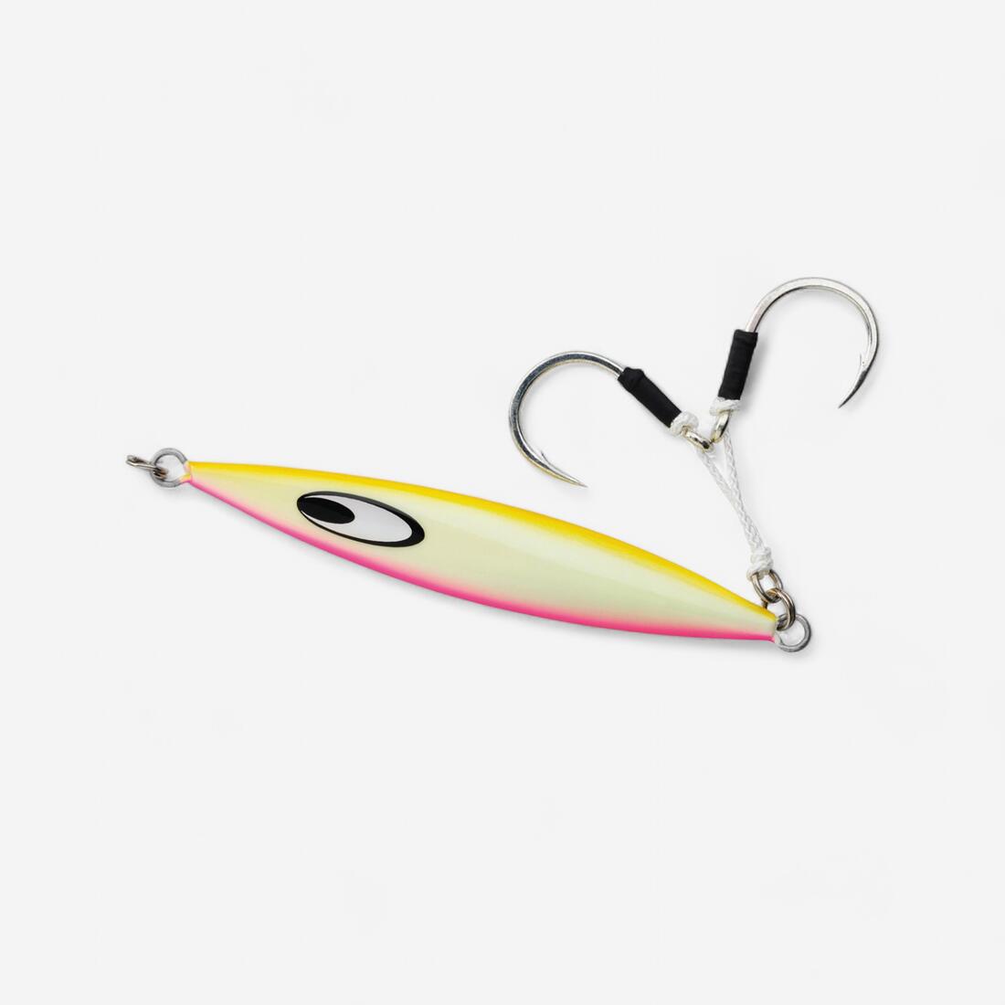 Leurre Jig saltiga SK 110gr Glow Pink pêche en mer