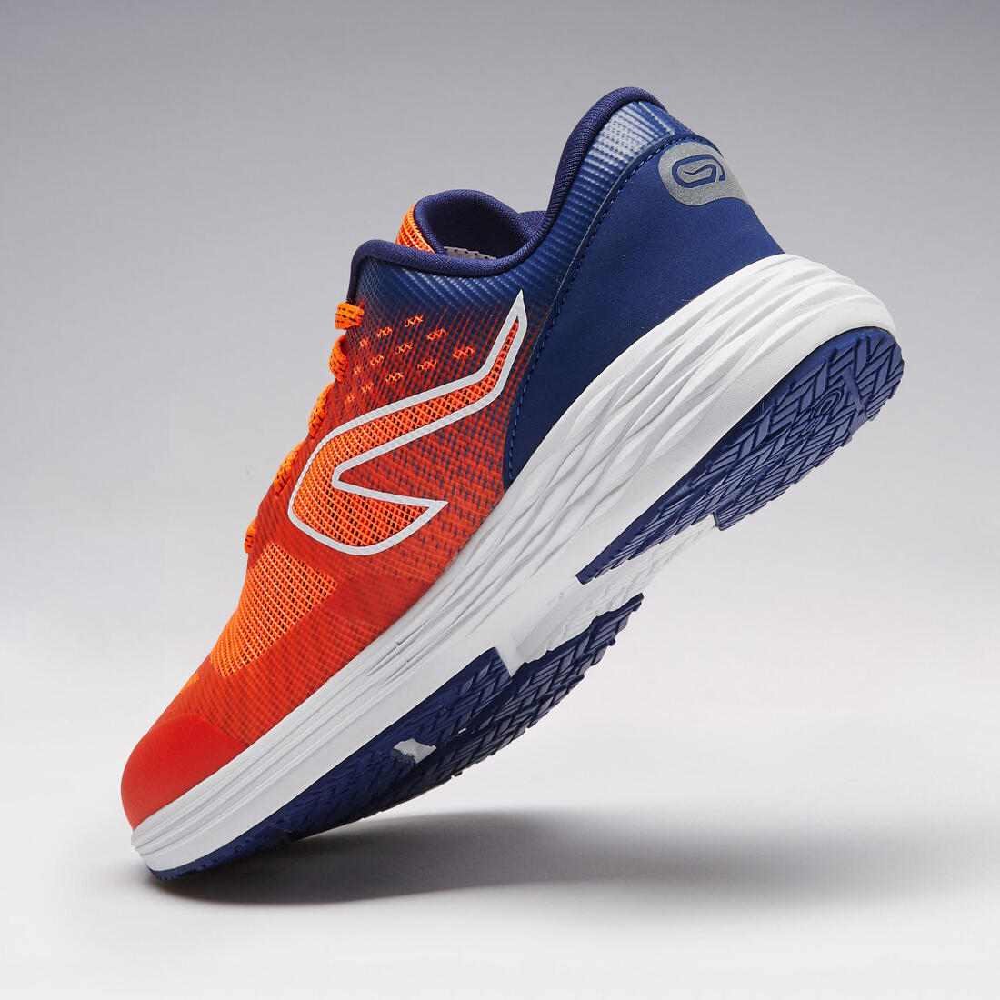 Chaussures de running Enfant -  Kiprun fast noires jaunes
