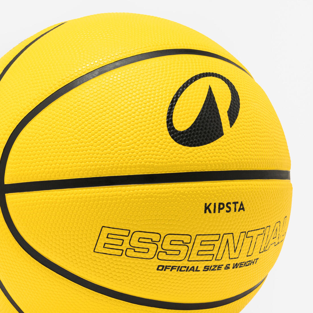Ballon de basketball taille 5 - ESSENTIAL R100 jaune
