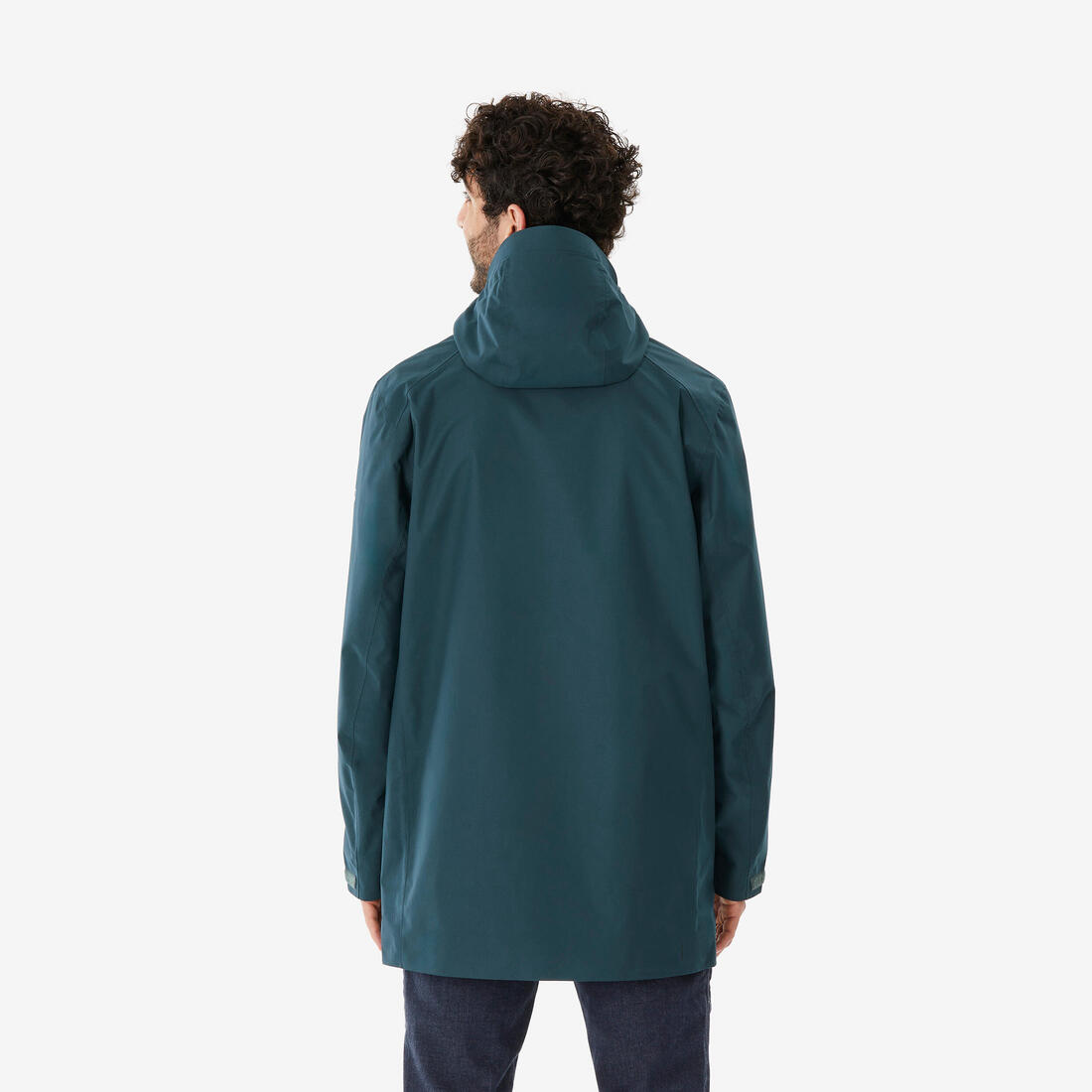 Veste de randonnée imperméable homme, NH500 Longue