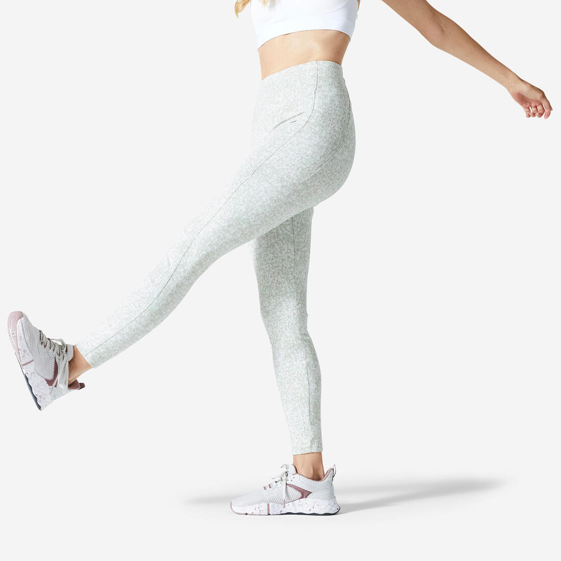 Legging Fitness Femme galbant - 520 Imprimé – 8738148