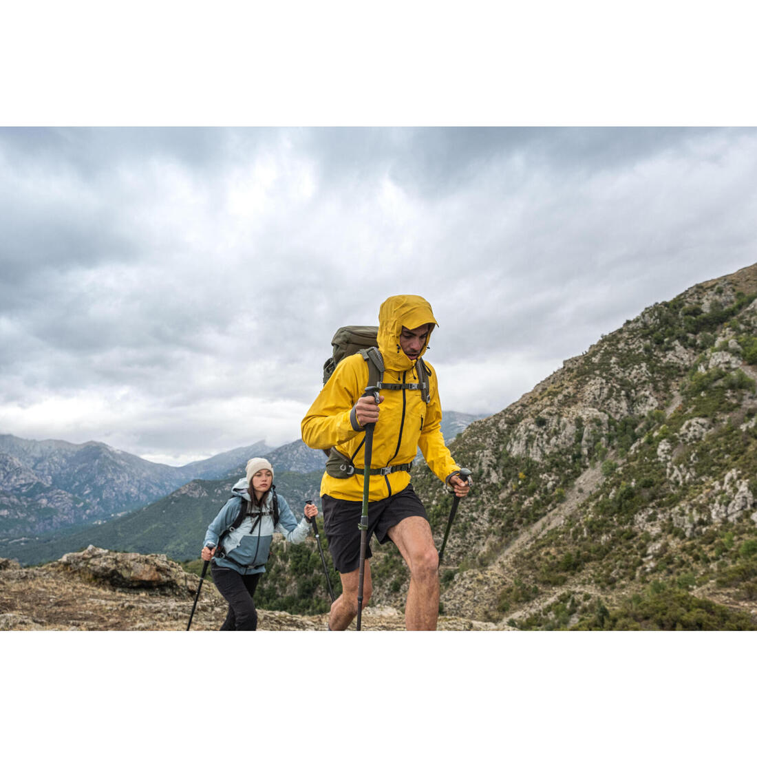 Short long de randonnée homme, MH500
