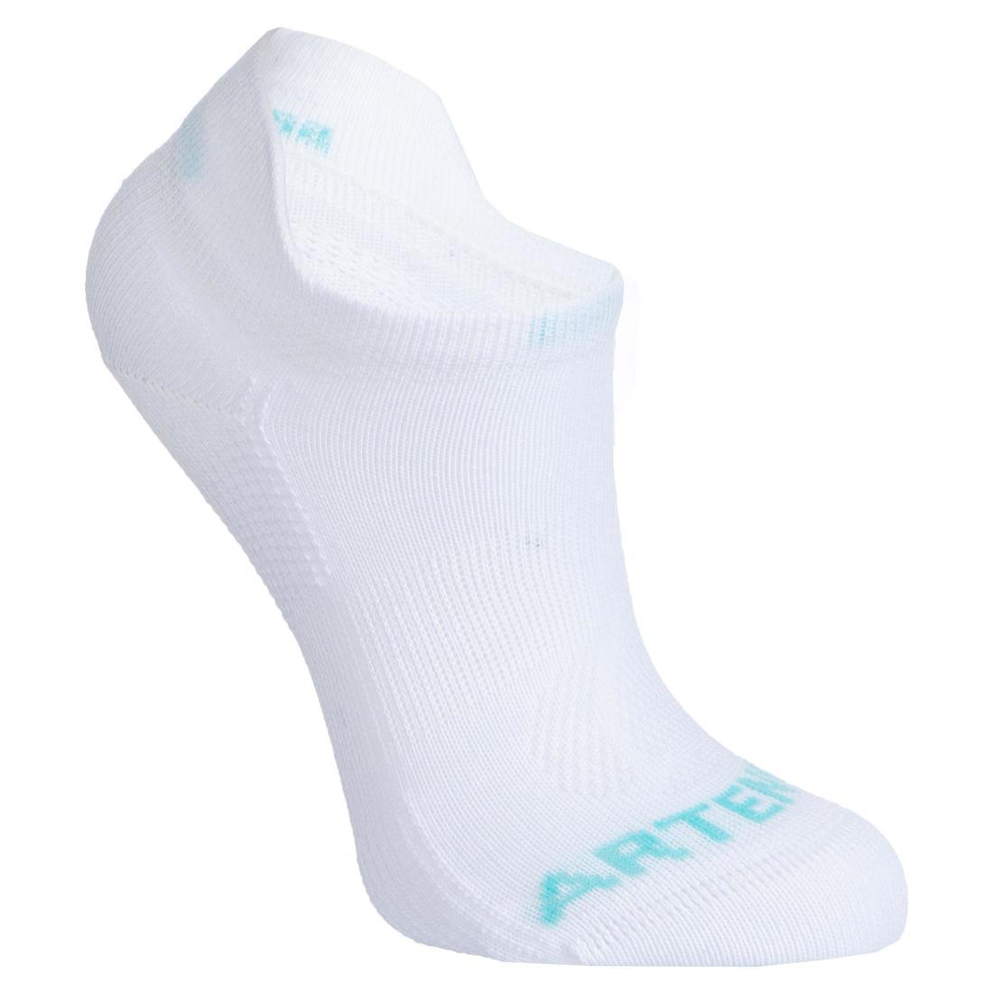 CHAUSSETTES TENNIS ENFANT BASSES ARTENGO RS 160 GRIS LOT DE 3