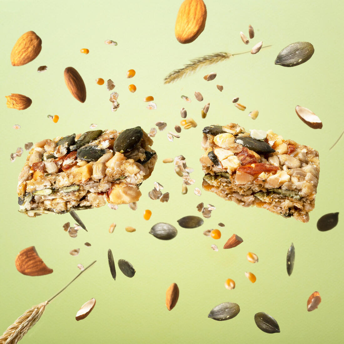 Barres aux graines et aux amandes bio et sans gluten x3