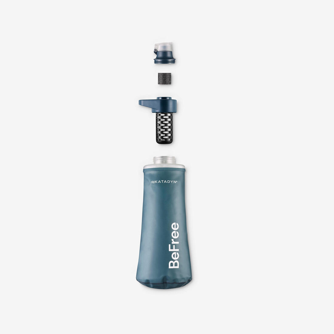 Gourde filtrante de trekking souple, 1 litre, BeFree Katadyn