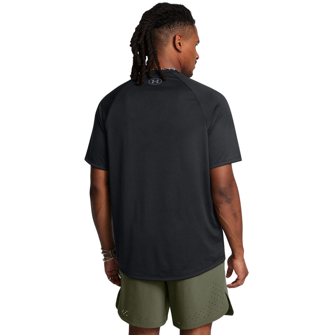 T-shirt de fitness homme, noir