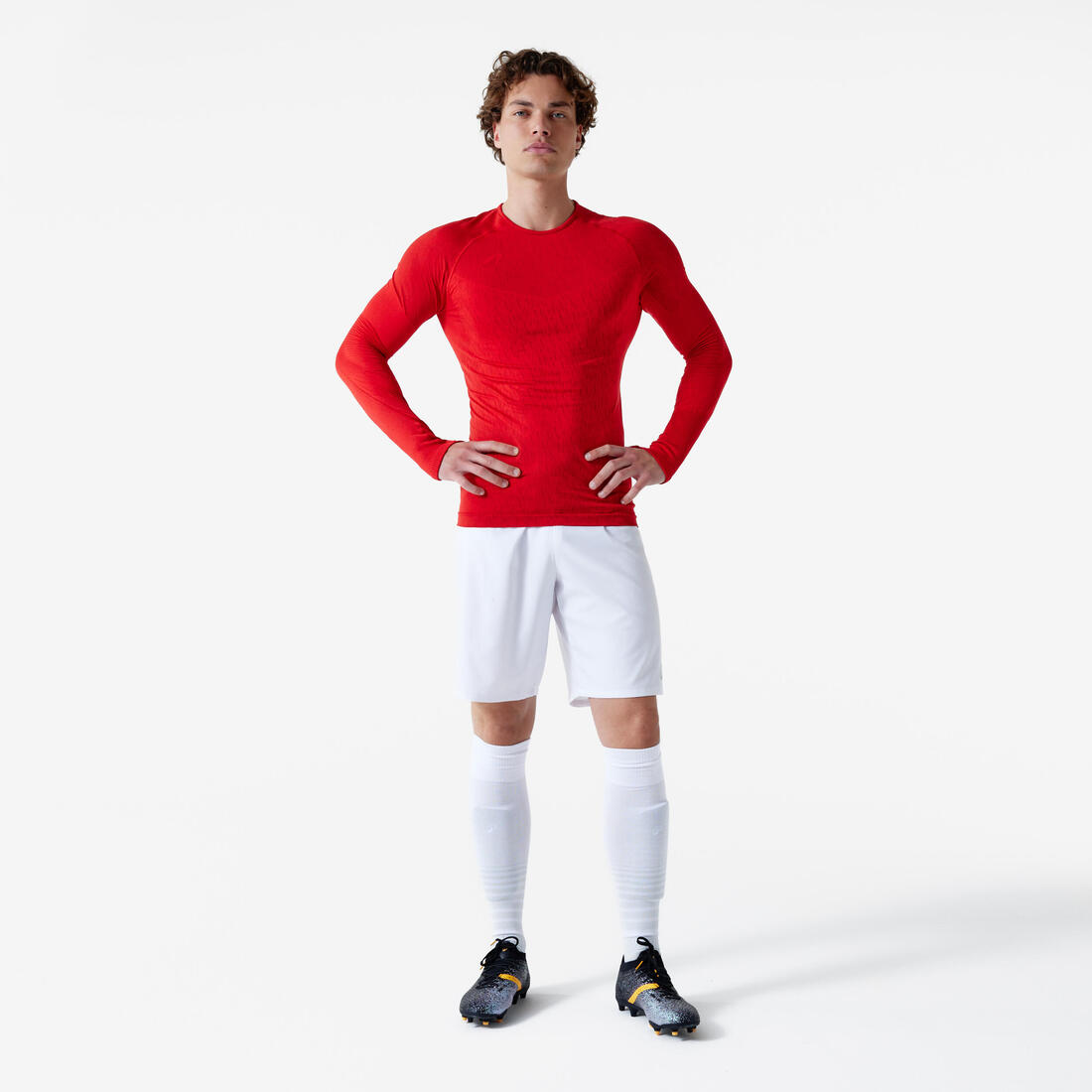 Sous-maillot de foot thermique sans-couture manches longues, Keepdry