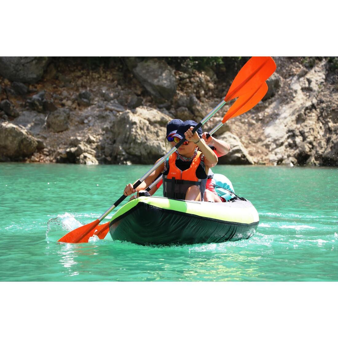 Pagaie symétrique réglable de kayak 2 parties 100