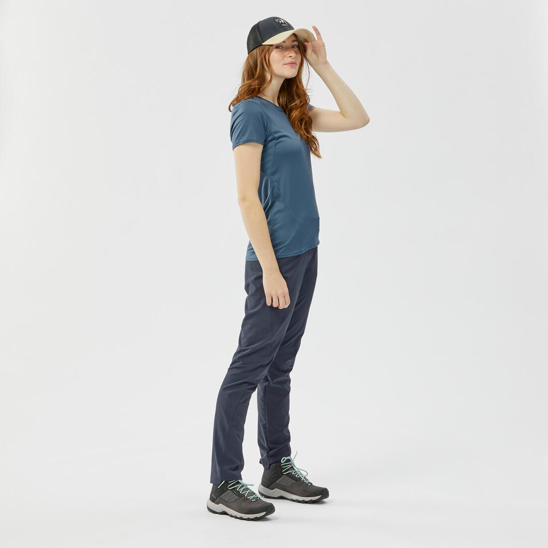 Pantalon de randonnée montagne - mh100 - femme
