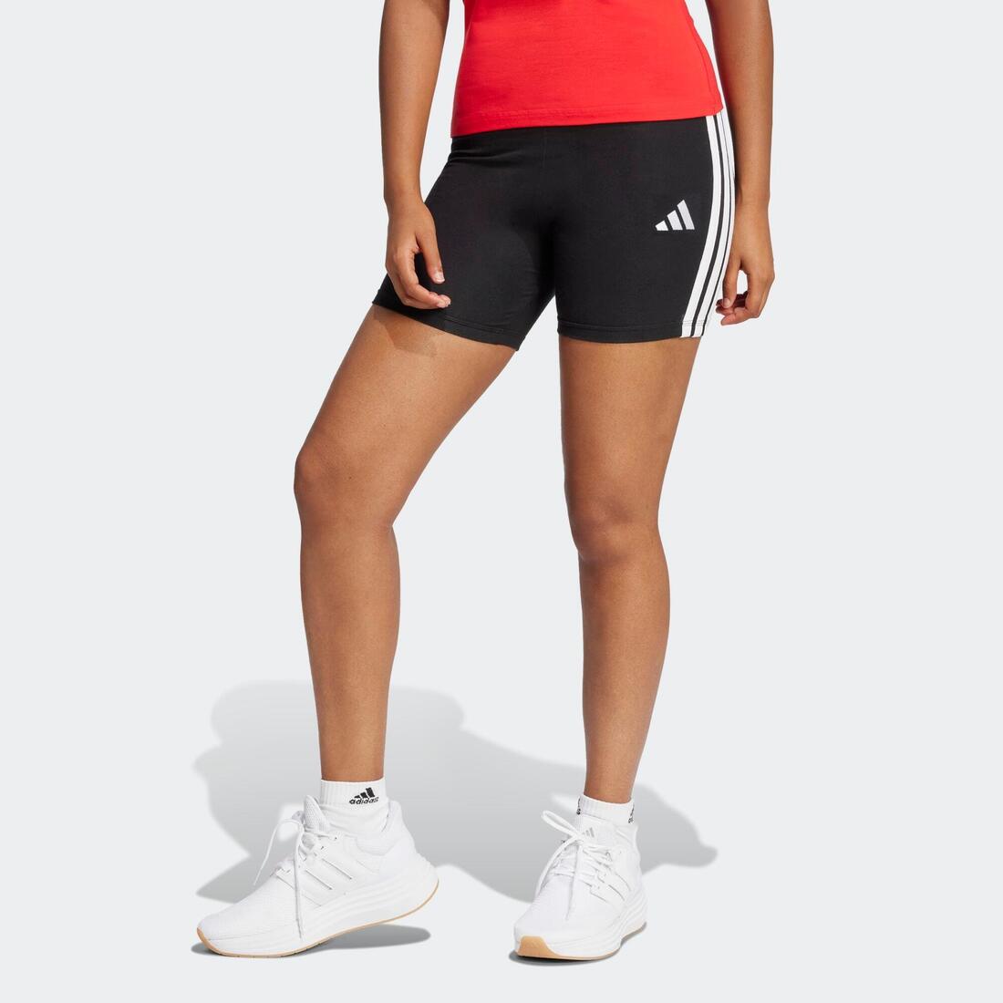 Short cycliste de fitness femme – noir