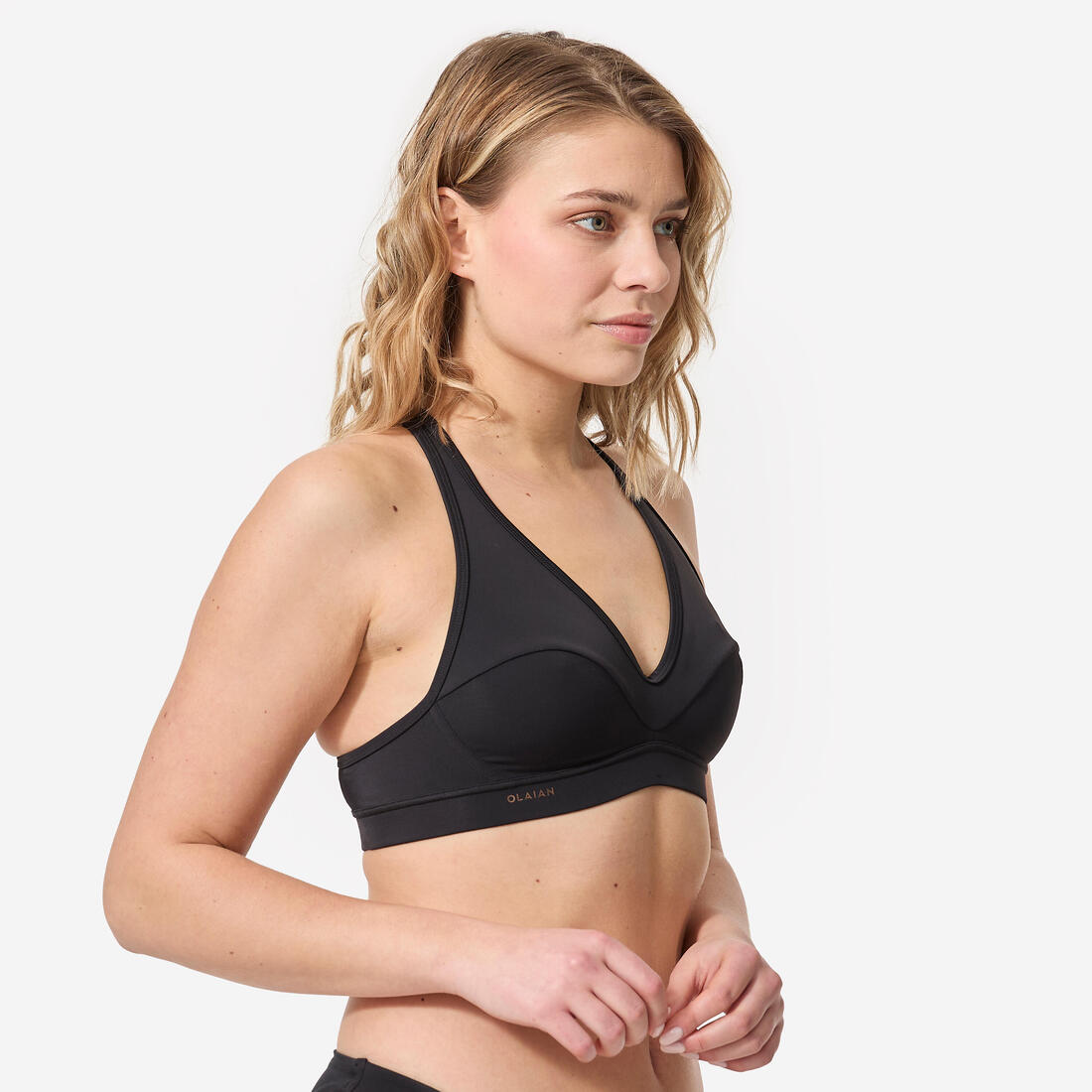 Haut de maillot de bain brassière grande taille surf femme - ana
