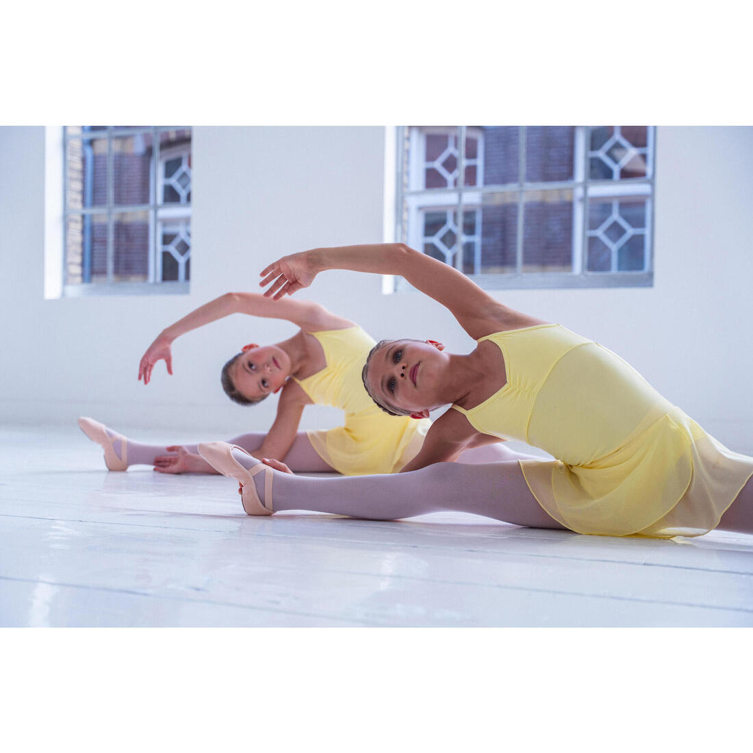 Tunique de danse classique fille bleu-ciel.