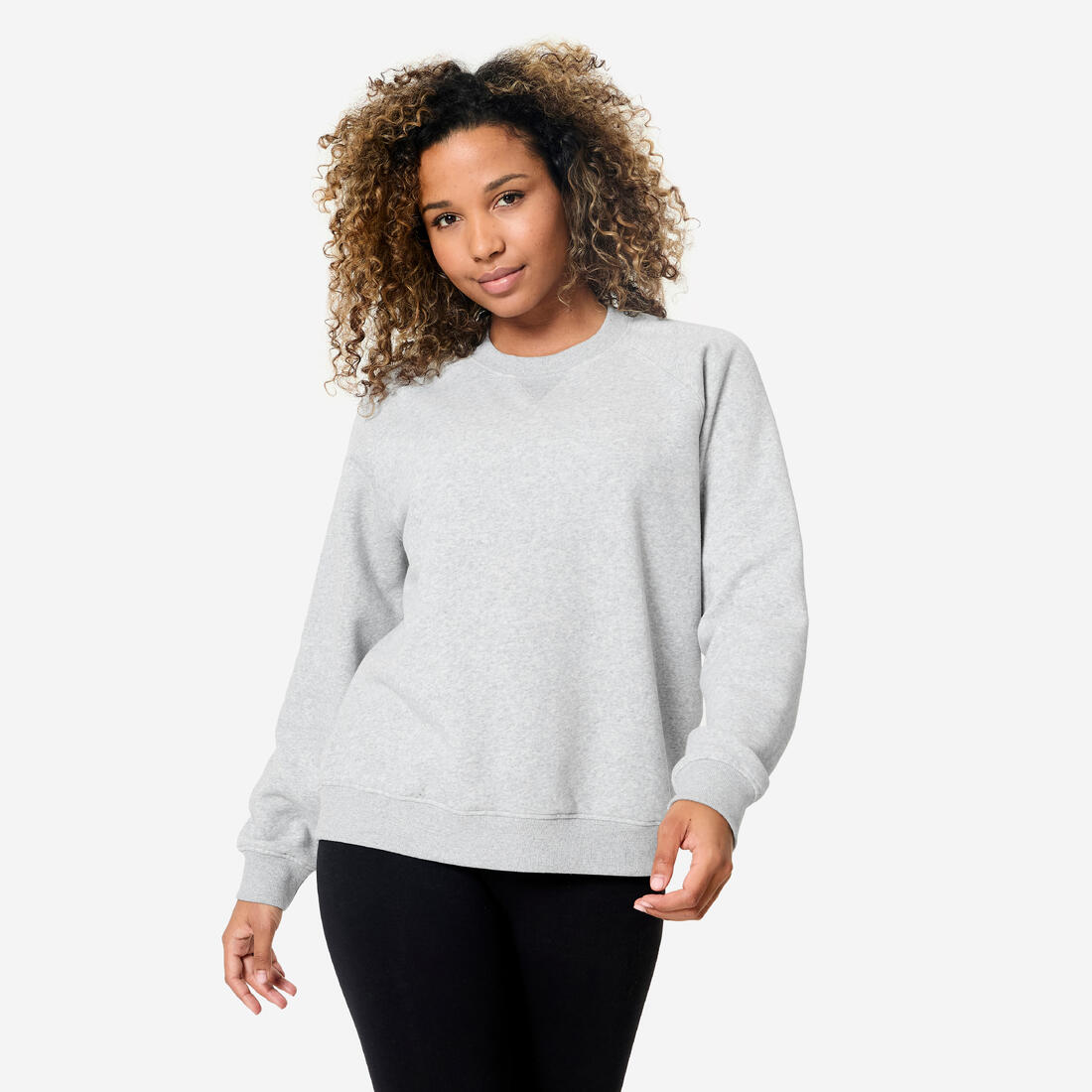 Sweat de fitness en molleton femme