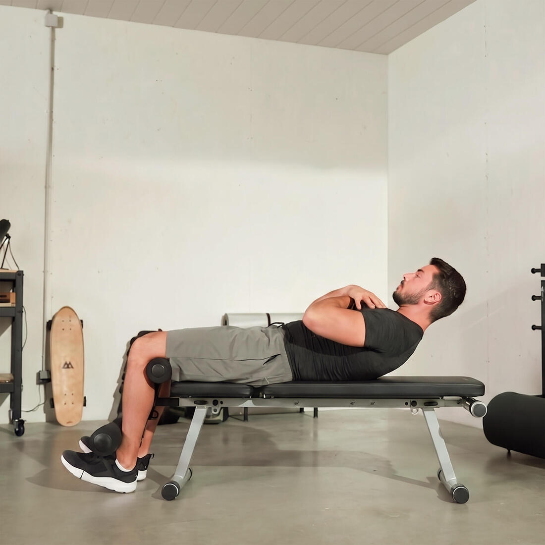 Banc de musculation pliable inclinable et déclinable, bench 500