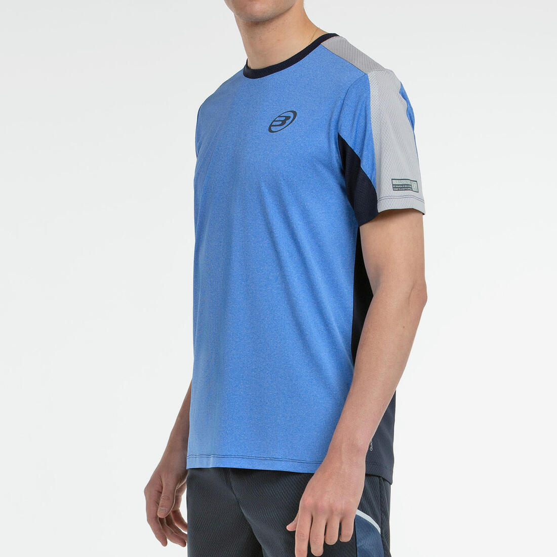 T-shirt padel manches courtes - Bullpadel Brego Bleu