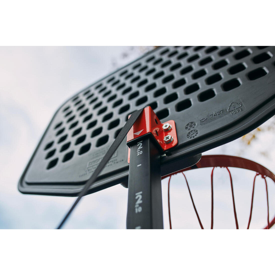 Panier de basket Enfant Dunk sur pied réglable 1,60m à 2,20m - K900