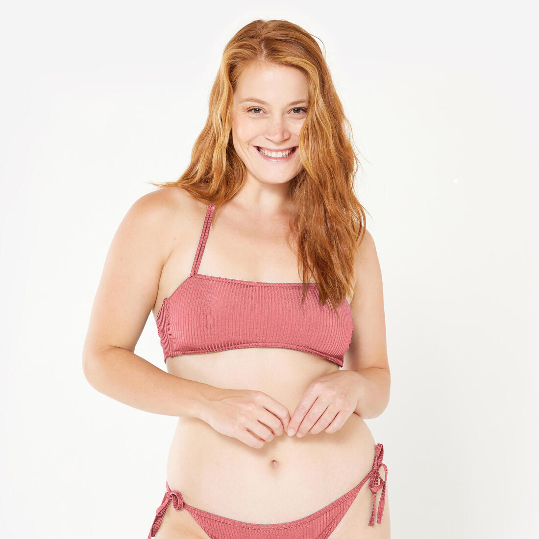 Haut de maillot de bain bandeau laura salty avec coques amovibles