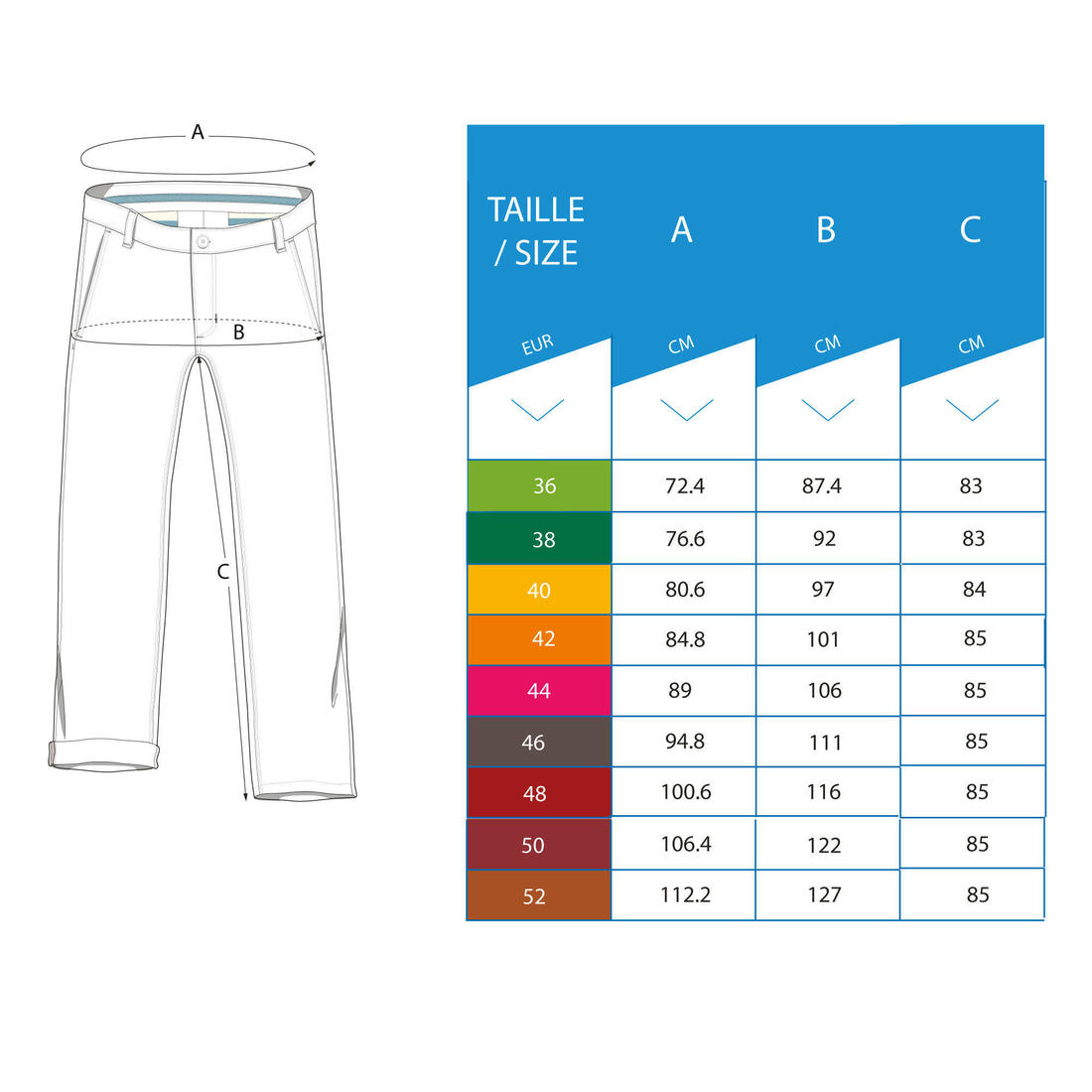 Pantalon golf Homme - MW500