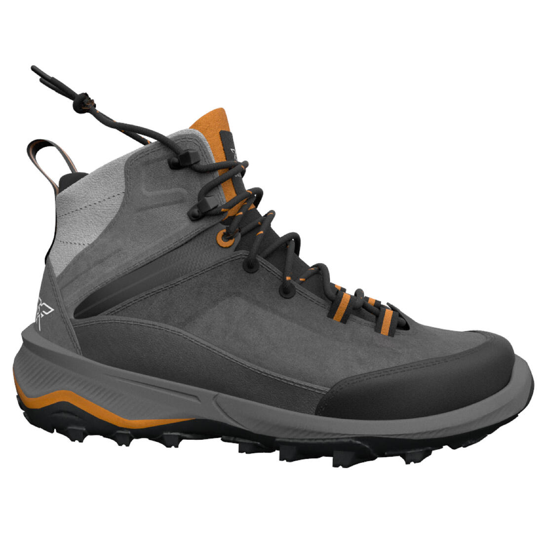Chaussures hautes trekking cuir - mt100 - homme