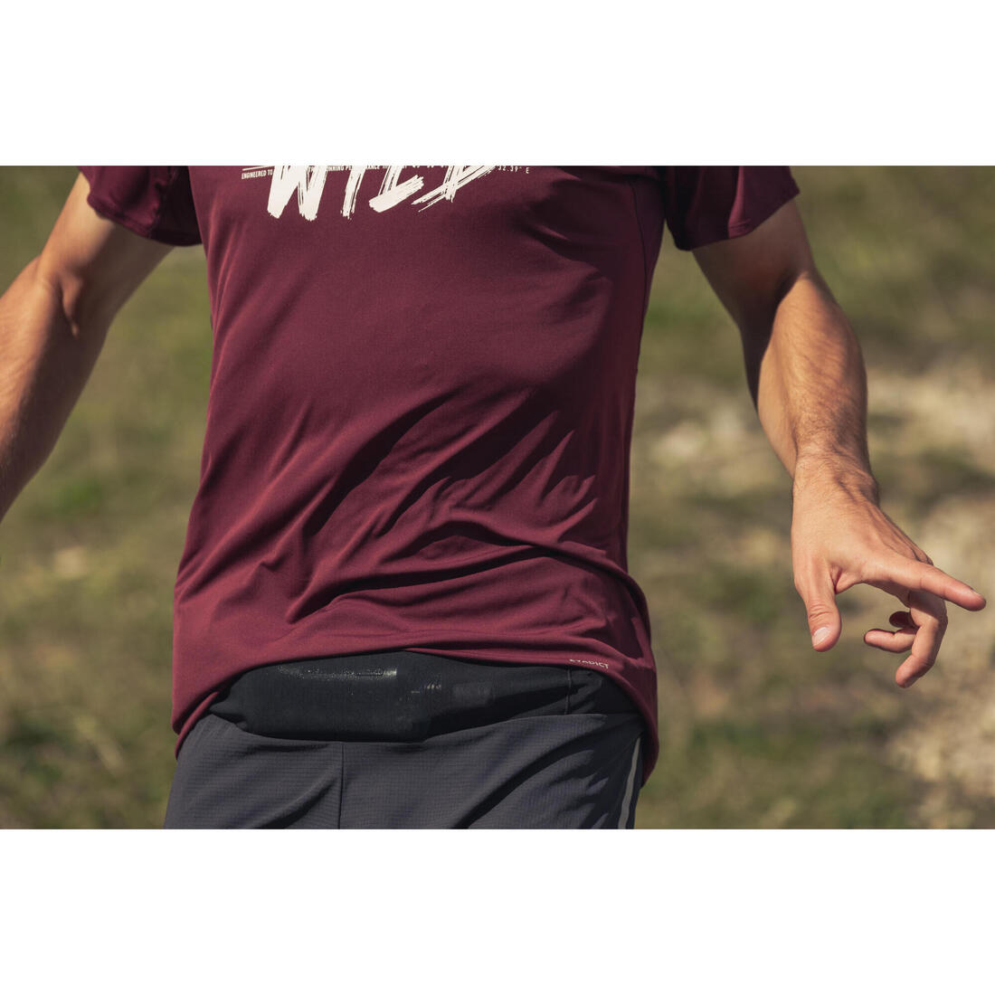 T-shirt de trail running résistant Homme - KIPRUN Run 500 Graph